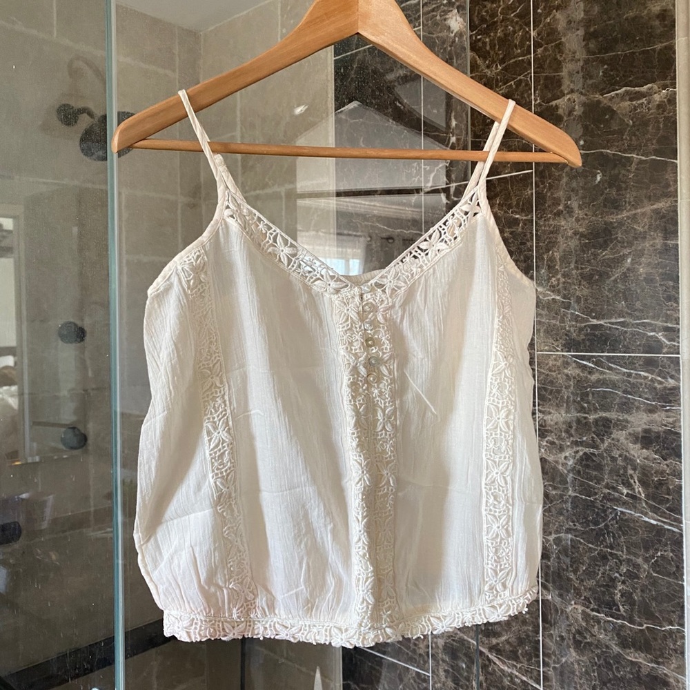 American Eagle Beige Tank